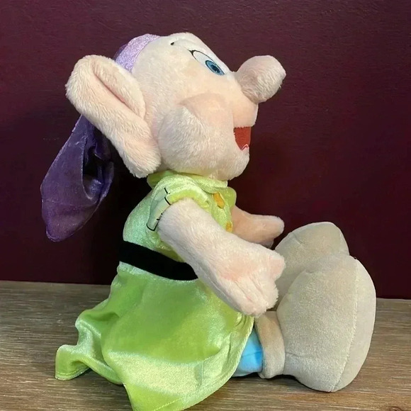 Dopey Disney Store Exclusive Plush Bean Bag Bottom Collectible 12 Inch - Picture 5 of 10